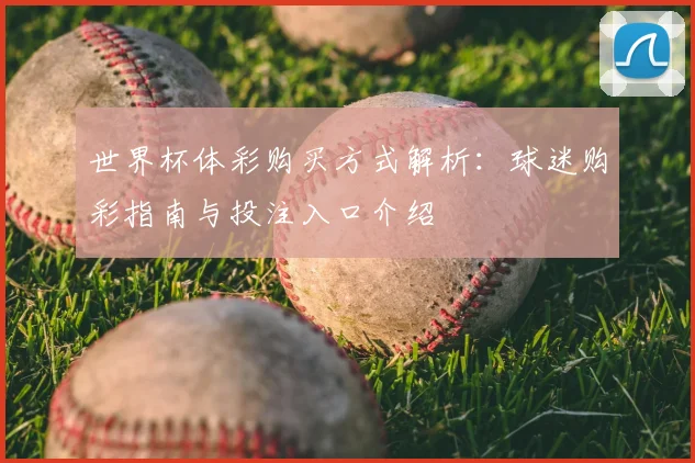 世界杯体彩购买方式解析:球迷购彩指南与投注入口介绍