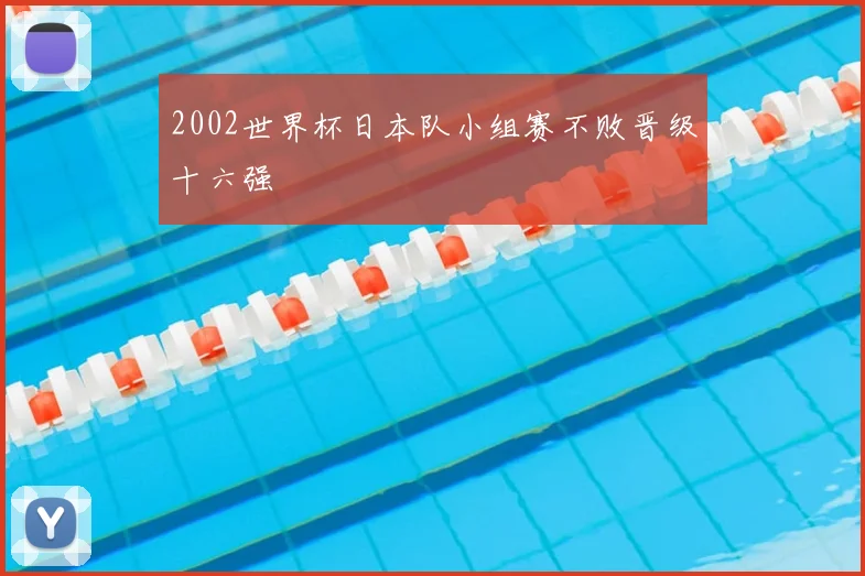2002世界杯日本队小组赛不败晋级十六强